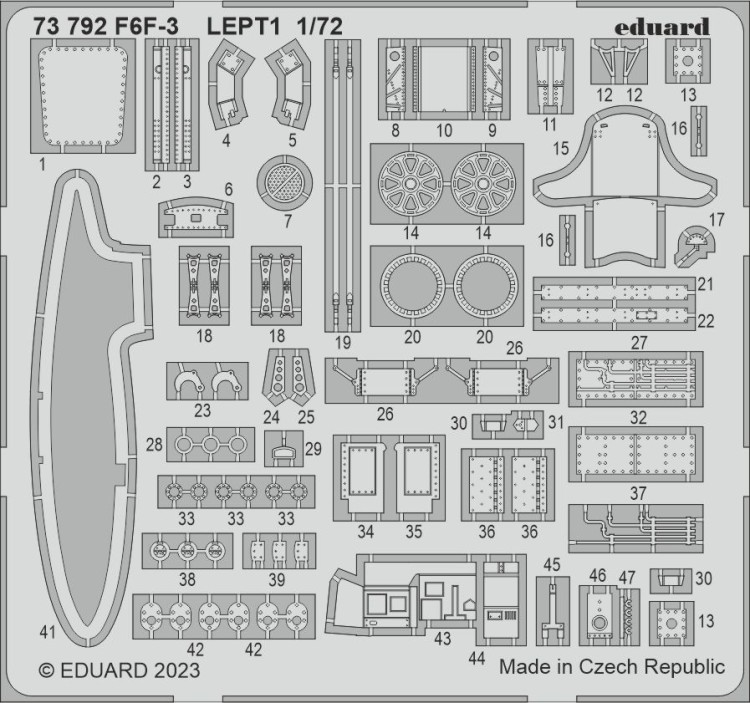 Eduard 73792 SET F6F-3 (EDU) 1/72