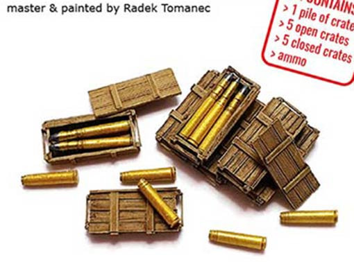 Blackdog G72120 Tiger I ammo crates 1/72