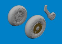 Eduard 672407 BRASSIN Spitfire Mk.V wheels (TAM) 1/72