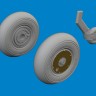 Eduard 672407 BRASSIN Spitfire Mk.V wheels (TAM) 1/72