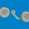 Eduard 672407 BRASSIN Spitfire Mk.V wheels (TAM) 1/72