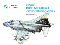 Quinta studio QC72032 F-4J (Academy) Набор остекления 1/72