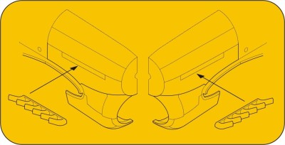 CMK Q72208 Typhoon Mk. I – Exhausts for Airfix kit 1/72