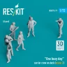 Reskit F72071 One busy day carrier crew on deck (scene 2) 1/72
