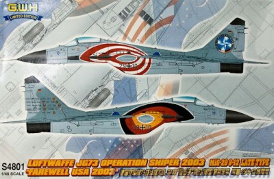 Great Wall Hobby S4801 Luftwaffe JG.73 Mig-29 9-12 Late Type 1/48