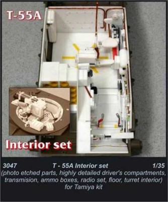 CMK 3047 T-55A - interior set for TAM 1/35