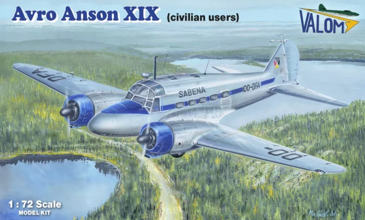 Valom 72170 Avro Anson XIX (Civilian Users) 1/72