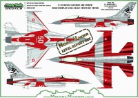 Model Maker Decals D48230 General-Dynamics F-16AM Royal Danish Air Force, 1/48
