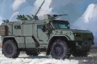 RPG Model 3528-C Российский бронеавтомобиль К-4386 «Тайфун-ВДВ» с 82-мм миномётом 2С41 «Дрок» (Deluxe версия) 1/35