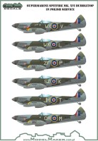 Model Maker Decals MD32066 Supermarine Spitfire Mk.XVI Bubbletop in Polish service 1/32