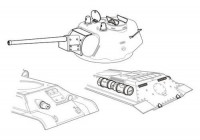 CMK 8013 T-34/76 model 1943 type UZTM – conv. set for TAM 1/48