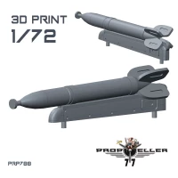 77 Propeller 77PRP788 RS-132 Soviet WWII Rockets (4 pcs.) 1/72