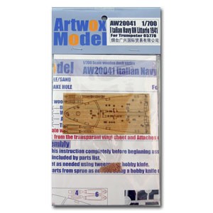 Artwox Model AW20041 Italian Navy RN Littorio 1941 for Trumpeter 05778 1:700