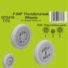 CMK Q72415 F-84F Thunderstreak Wheels (SP.HOBBY) 1/72