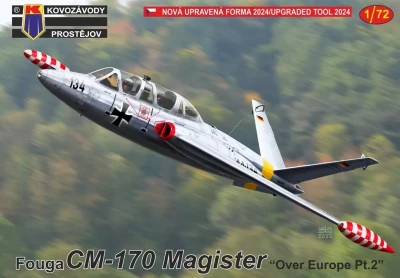 Kovozavody Prostejov 72444 Fouga CM-170 Magister 'Over Europe' Pt.II 1/72