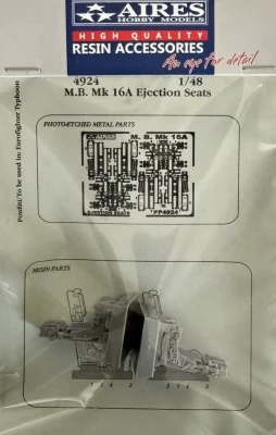 Aires 4924 M.B. Mk 16A ejection sets for Eurofighter 1/48