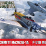 Airfix 50183 Me 262A-1A Vs P-51D Mustang 1/72