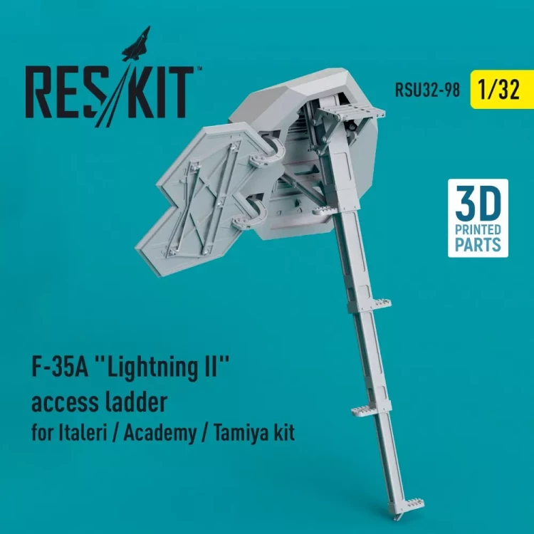 Reskit U32098 F-35A Lightning II access ladder (ITAL/ACAD) 1/32