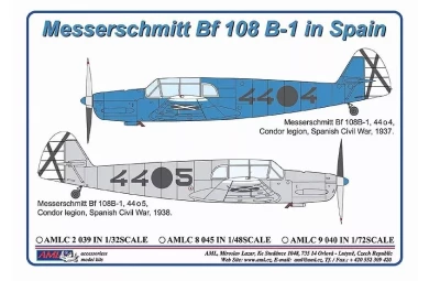 AML AMLC32039 Masks Messerschmitt Bf 108 in Spain 1/32