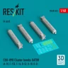 Reskit 48523 CBU-89B cluster bombs GATOR (4 pcs.) 1/48
