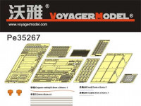 Voyager Model PE35267 WWII Russia T-34/76 No.112 Factory Late Production (For DRAGON 6479/6452 ) 1/35