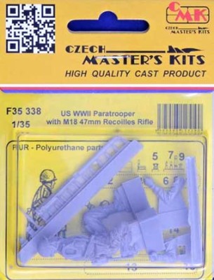 CMK F35338 US WWII Paratrooper w/ M18 57mm Recoil.Rifle