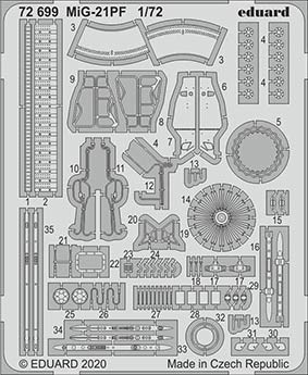 Eduard 72699 SET MiG-21PF (EDU)