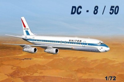 Mach 2 GP110UAL Douglas DC-8-50 United 1/72