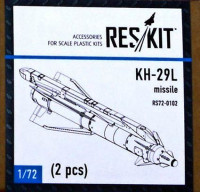 Reskit RS72-0102 Kh-29L (AS-14A 'Kedge') missile (2 pcs.) 1/72