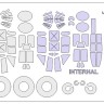 KV Models 72081-1 Пе-2 (ZVEZDA #7283) - (двусторонние маски) + маски на диски и колеса ZVEZDA RU 1/72