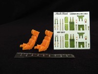 Metallic Details MDR3255 Bae Harrier GR.3, GR.7, GR.9 Ejection seats x 2 with seat belts etc (3d-printed) (designed to be used with Trumpeter kits) (3d-printed) 1/32