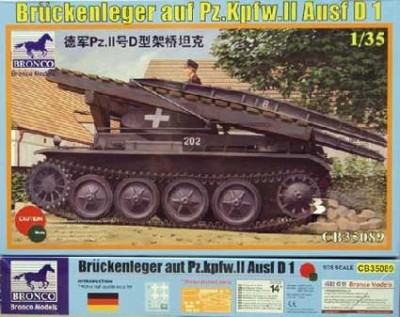 Bronco CB35089 Мостоукладчик Bruckenleger auf pz.Kpfw. II ausf D1 1/35