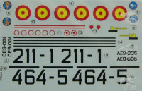 LF Model C72137 Decals F-5B Freedom Fighter Spain (ITAL) Pt.1 1/72