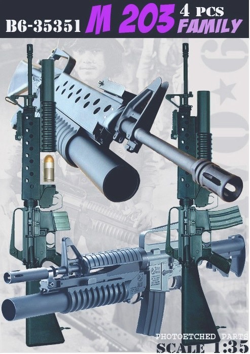 Bravo6 35351 M203 Family 1/35
