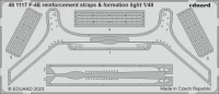 Eduard 481117 SET F-4E reinforcement straps & formation lights 1/48