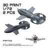 77 Propeller 77PRP-7013 Fritz X Ruhrstahl/ PC 1400X German bomb (2x) 1/72
