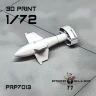 77 Propeller 77PRP-7013 Fritz X Ruhrstahl/ PC 1400X German bomb (2x) 1/72