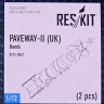 Reskit RS72-0047 Paveway - II (UK) Bomb (2 pcs.) 1/72