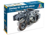 Italeri 07406 ZUNDAPP KS 750 with Sidecar 1/9