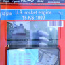 Plusmodel AL7056 US rocket engine 15-KS-1000 1/72