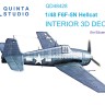 Quinta Studio QD48428 F6F-5N Hellcat (Eduard) 1/48