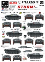 Star Decals STAR35998 Sturm #2. Sturmgeschutz/StuG.III Ausf.B. Sturmgeschutz/StuG .Abt 192, 201 and 203 on the Eastern Front 1941-42 1/35