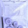 Aires 4843 A-26B/C (B-26B/C) Invader late wheels&p.mask 1/48