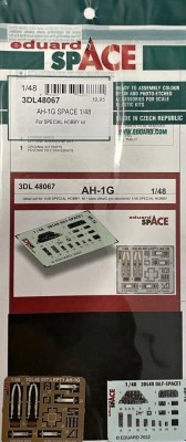 Eduard 3DL48067 AH-1G SPACE (SP.HOB.) 1/48
