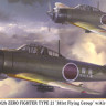 Hasegawa 07411 Mitsubishi Zero Fighter A6M2b Model 21 "381 Flying Group" w/Air-to-air Bomb 1/48