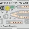 Eduard 3DL48133 Yak-9T SPACE (ZVE) 1/48