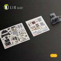 Reskit K32020 BF-109 E - Interior 3D Decal (TRUMP) 1/32