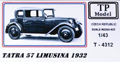 Tp Model T-4312 TATRA 57 Limousine 1932 (resin kit) 1/43