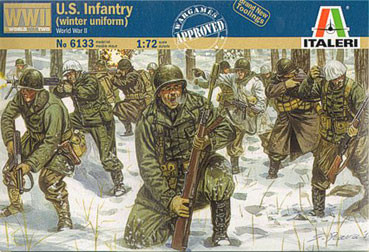 Italeri 06133 Солдаты WWII US INFANTRY WINTER UNIFORM 1/72