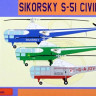 Lf Model P7239 Sikorsky S-51 Civil users (2x USA, 1x UK) 1/72